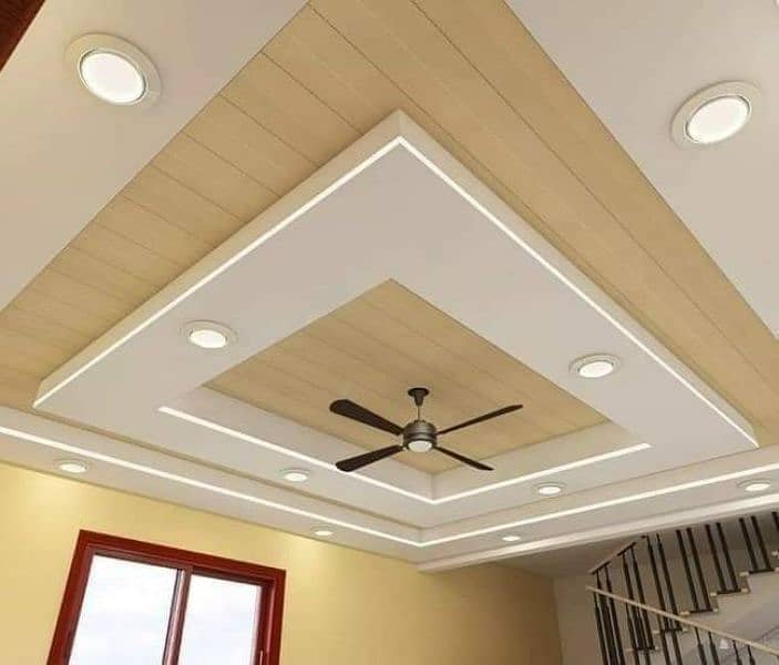 JS ceiling paint walls decorations 2