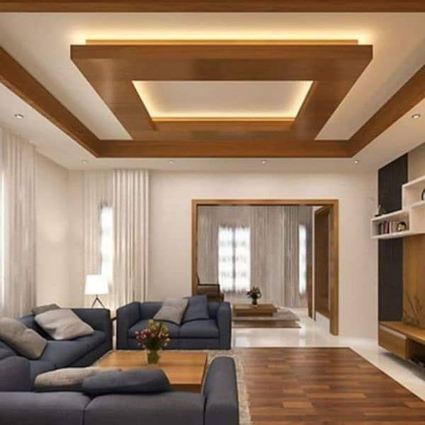 JS ceiling paint walls decorations 4