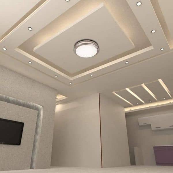 JS ceiling paint walls decorations 5