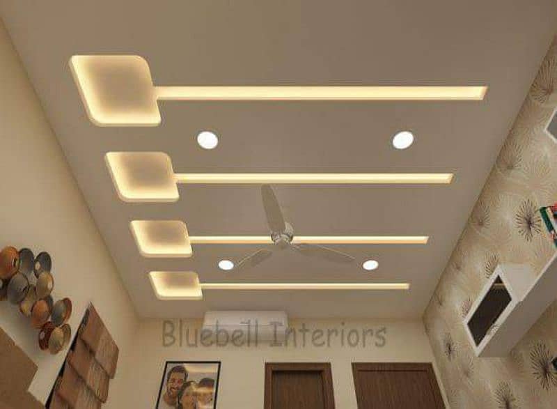 JS ceiling paint walls decorations 12