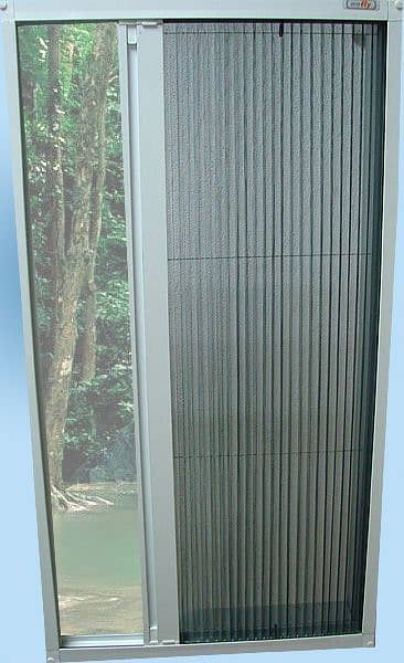 folding fly screen folding PVC door sliding aluminum door 1