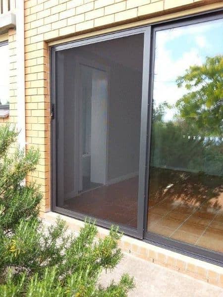 folding fly screen folding PVC door sliding aluminum door 8