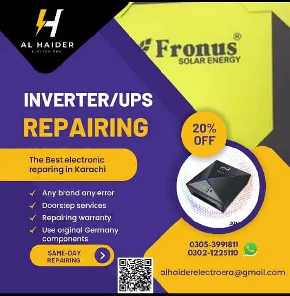 Ups/solar inverter repairing services/Ac card repair/pcb/solar service 2