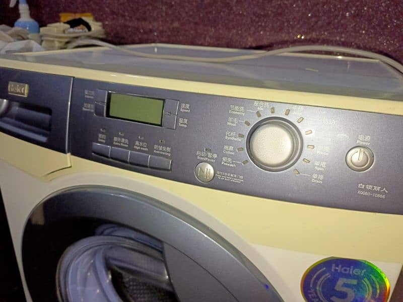 Haier Front load Washing Machine Fully automatic 1