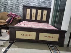 i sell complete bed set with mattress finishing with deco polish all