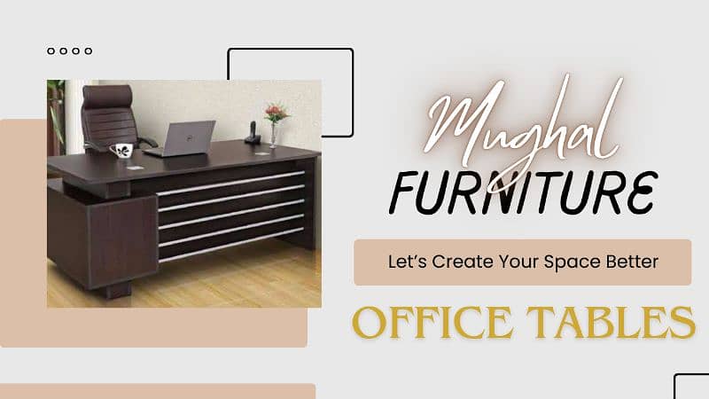 Office tables / Media wall / Home decor 0