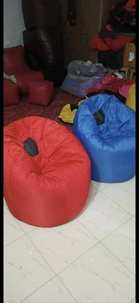 Adult size bean bag sofas / sofa cum bed 16