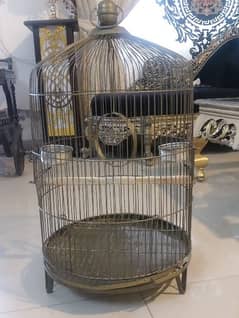 golden birds cage