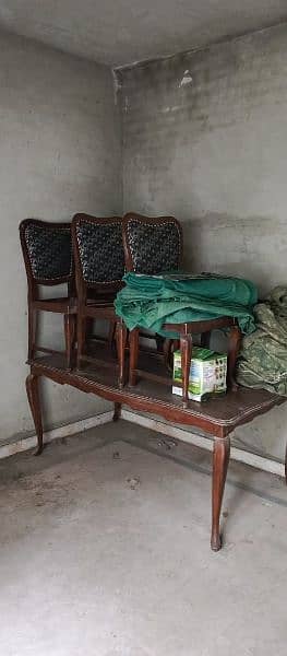 dinning table with chairs 2