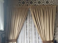 silk and shaphon curtain 0