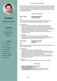 Professional CV