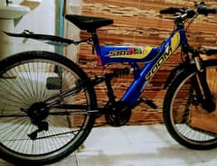 bicycle impoted full size 26 inch dual suspension call no 03149505437