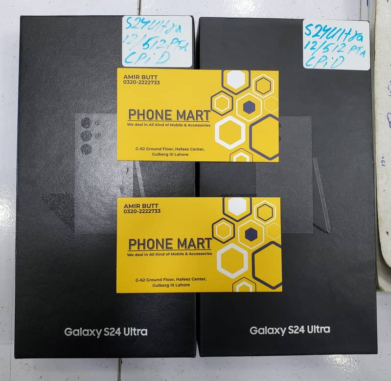 samsung s24ultra 12gb 512gb  box pack pta approved 1