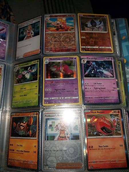 Original Pokemon Holo and reverse Cards each card 13