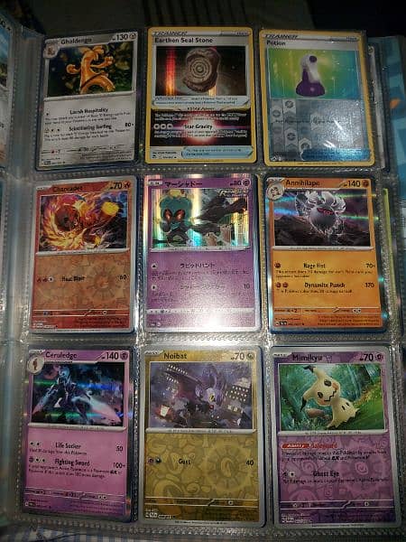 Original Pokemon Holo and reverse Cards each card 18