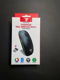 Fashion Dual Wireless Rechargeable Mouse 0