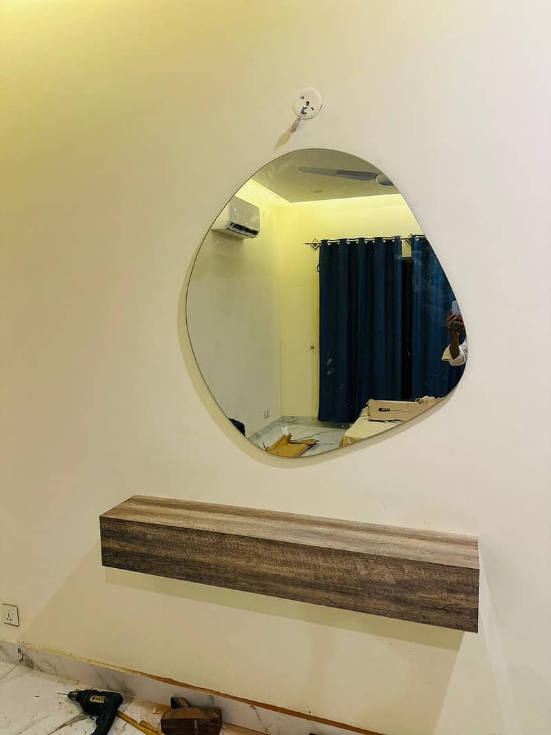 Standing mirror/Sensor mirror/Round Mirror/wall hanging mirror/mirror 2