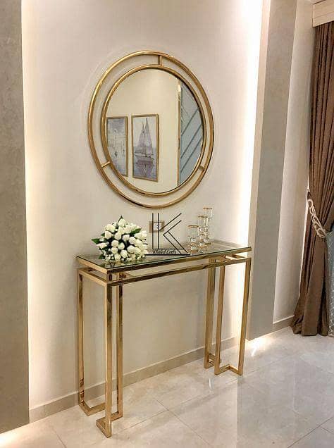 Standing mirror/Sensor mirror/Round Mirror/wall hanging mirror/mirror 7