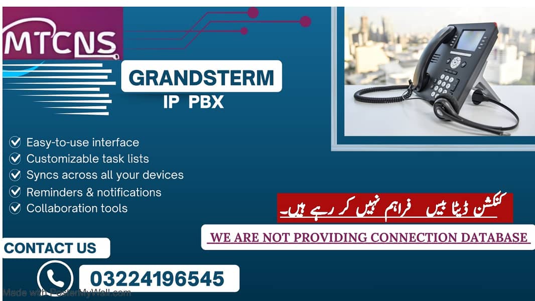 IP PBX - IP Exchange - Grnadstream - voice over ip phones Installation 0