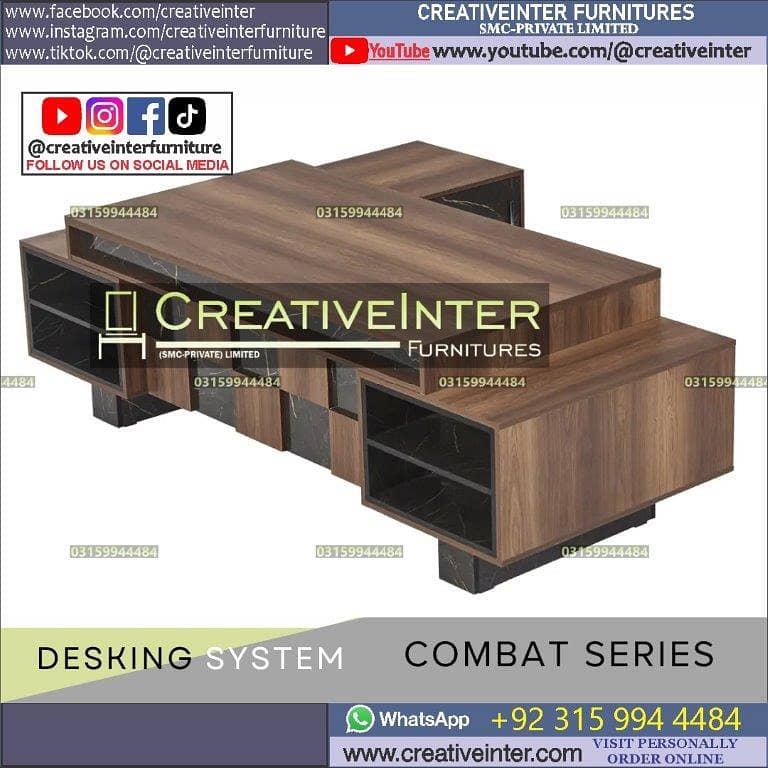 Office Meeting Conference Table Workstation Reception Chair Counter 12