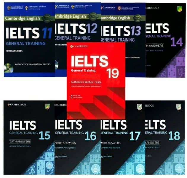 IELTS Book 11 to 19 academic and General 0