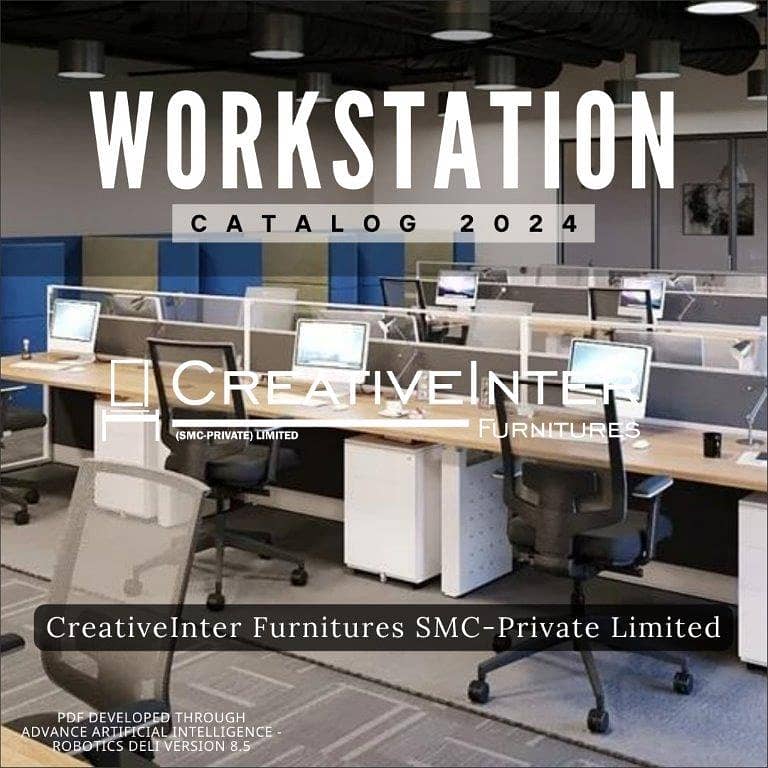 Office Meeting Conference Table Workstation Reception Chair Counter 7