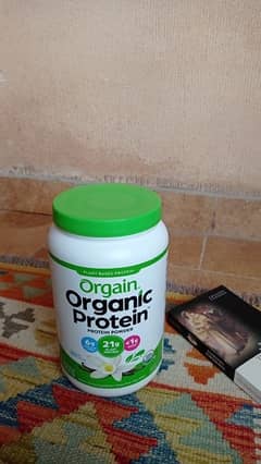 Orgain Organic Vegan Protein Powder, Vanilla Bean - 21g Plant Protein