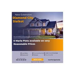 6 Marla Diamond City plot for sale on very Reasonable prices 0