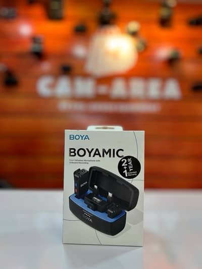 BOYAMIC 3 in 1 Wireless microphone with onboard Recording