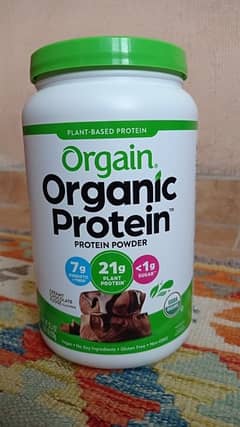 Orgain Organic Vegan Protein Powder, Creamy Chocolate Fudge