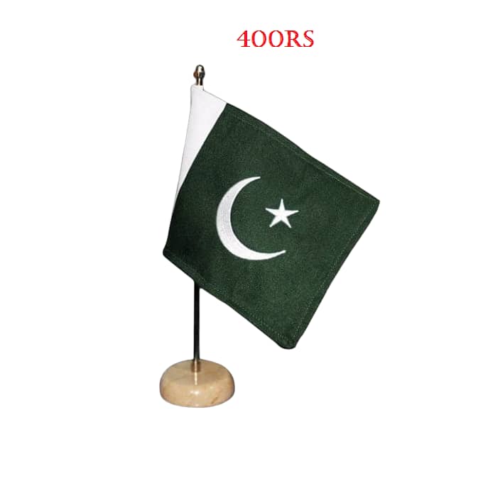 Free 36x54" Pakistan Flag When You Purchase a Marble Table Flag 2