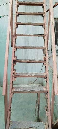 wooden ladder