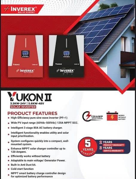 Solar Inverter Inverex Yukon II 3.5KW 1