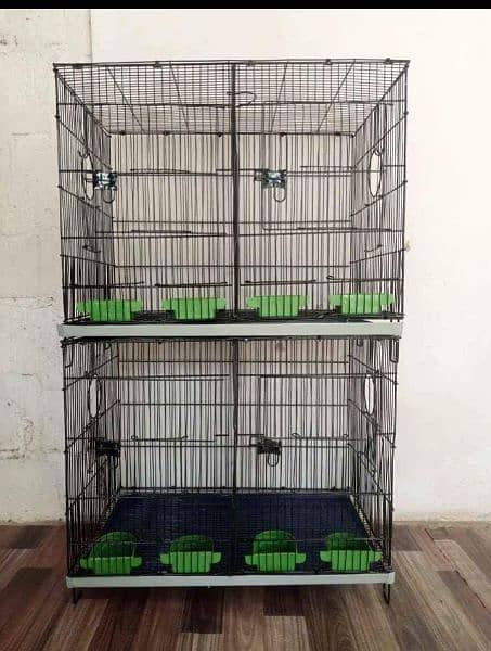 brand New love birds cage available Folding cage 0