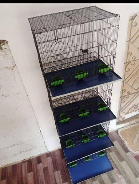 brand New love birds cage available Folding cage 2