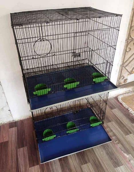 brand New love birds cage available Folding cage 3