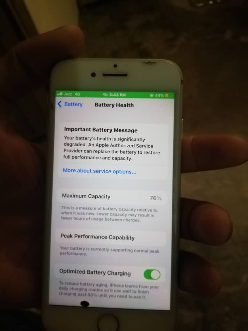 IPHONE 7 - 128 GB Official PTA Approved Just Miner Dot 5