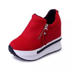 Canvas Women Red shoes