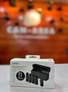 BOYA MIC BY-V4U FOUR-CHANNEL WIRELESS MICROPHONE SYSTEM