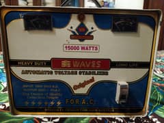 15000 WATT WAVES Stabilizer For A. C.