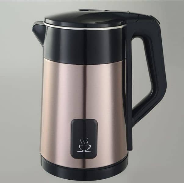 Electric Kettle Stainless Steel Boiling Water, Tea 1500W Home & Office 0