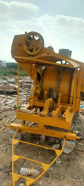 Concrete Mixer and Lift machine, block making machine 1