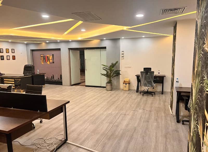 1200 square Feet Brand New Corporation Office For Rent At Main Boulevard gulberg 3 Lahore 13