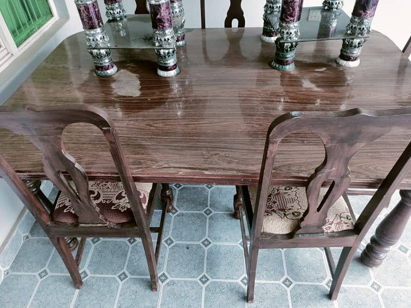 SALE DINING TABLE WITH 5 CHAIR 1