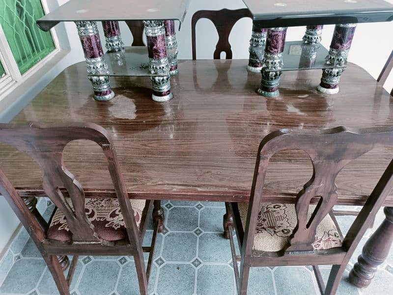 SALE DINING TABLE WITH 5 CHAIR 2