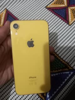 iphone xr yellow colour 10/10 non pta