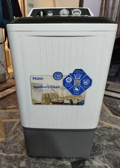 Haier Washing Machine (1.5 years used only, with Warranty Card)