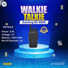 WALKIE TALKIE | Wireless Set | Hiking items | Adventure Gear | BF 888 0