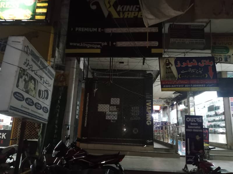 Shop For Sale Main Road, Ground Floor Zam Zam Mall Block H-3 Johar Tow 4