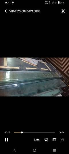 12 mm glass shelves for sale in very neat and clean condition 0